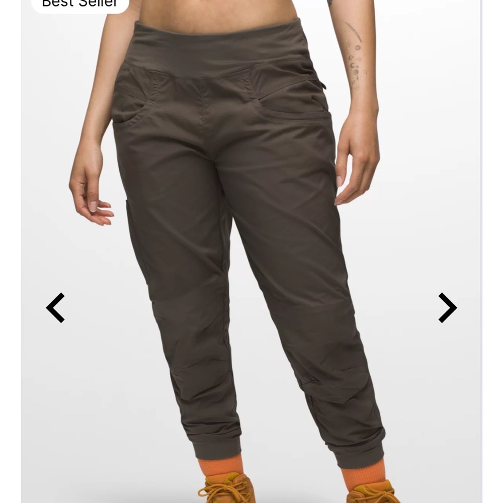 nwt prana kanab pants black olive sz large
